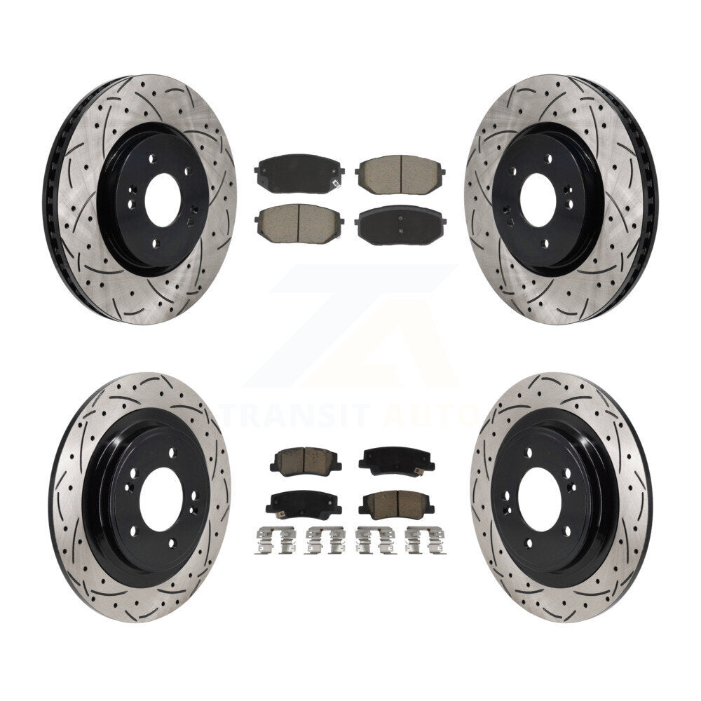 Transit Auto KDC-101183 Disc Brake Kit for 2022-2024 Kia Sportage, Hyundai Tucson - Front and Rear product image