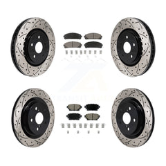 Transit Auto KDC-101186 Disc Brake Kit for 2021-2023 Lexus RZ450e, Subaru Solterra, Toyota bZ4X & more - Front and Rear product image