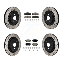 Transit Auto KDC-101187 Disc Brake Kit for 2020-2022 Toyota Highlander - Front and Rear product image