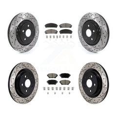 Transit Auto KDC-101188 Disc Brake Kit for 2022-2023 Toyota Crown, Lexus NX250, Lexus NX350 & more - Front and Rear product image