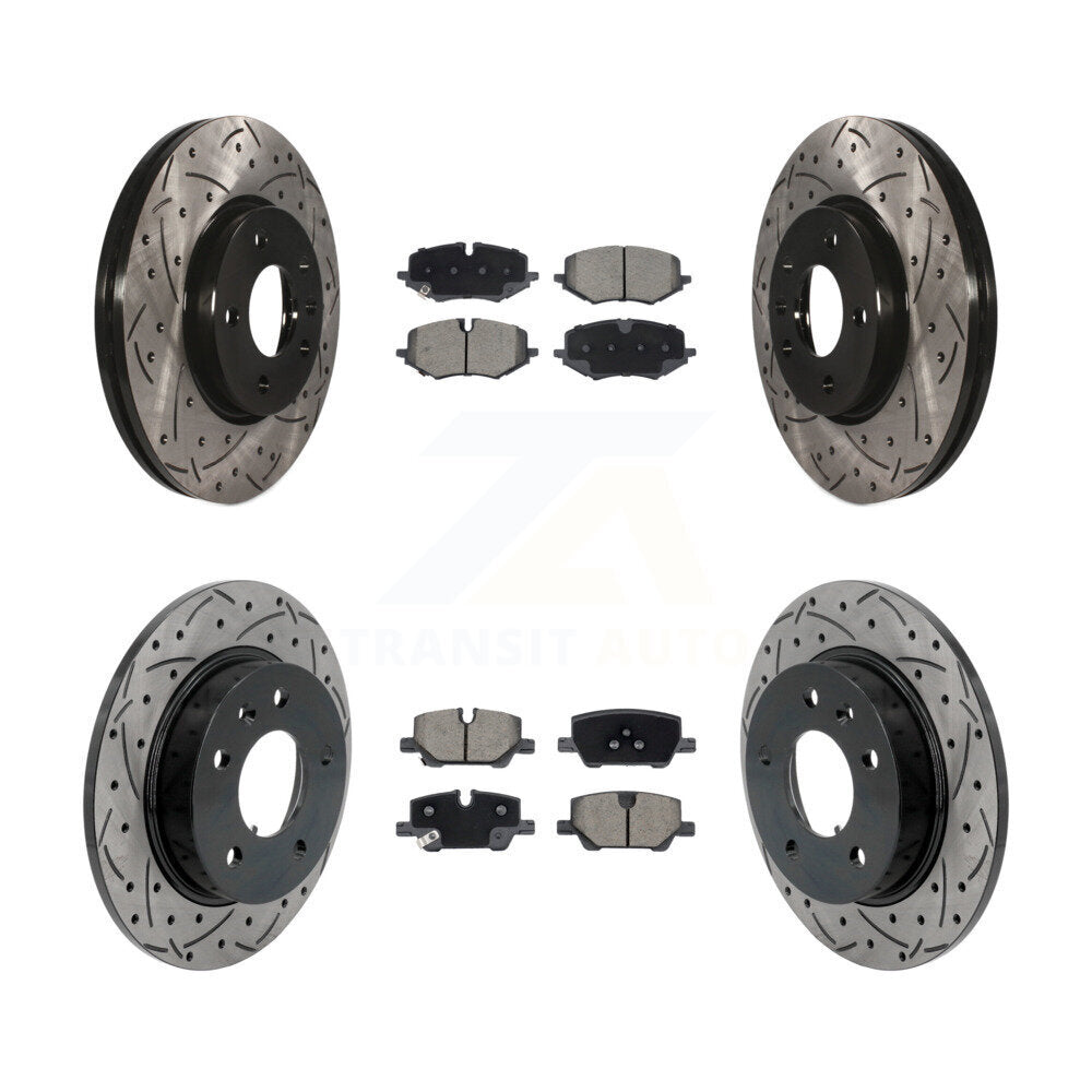 Transit Auto KDC-101189 Disc Brake Kit for 2020-2024 Chevrolet Trailblazer, Buick Encore GX - Front and Rear product image