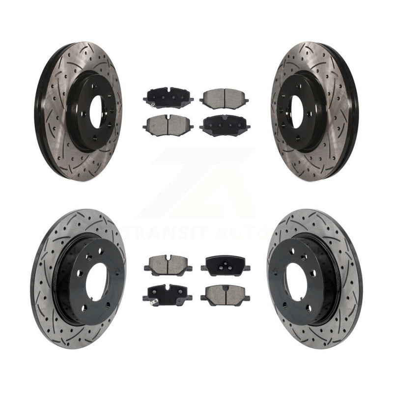 Transit Auto KDC-101189 Disc Brake Kit for 2020-2024 Chevrolet Trailblazer, Buick Encore GX - Front and Rear product image