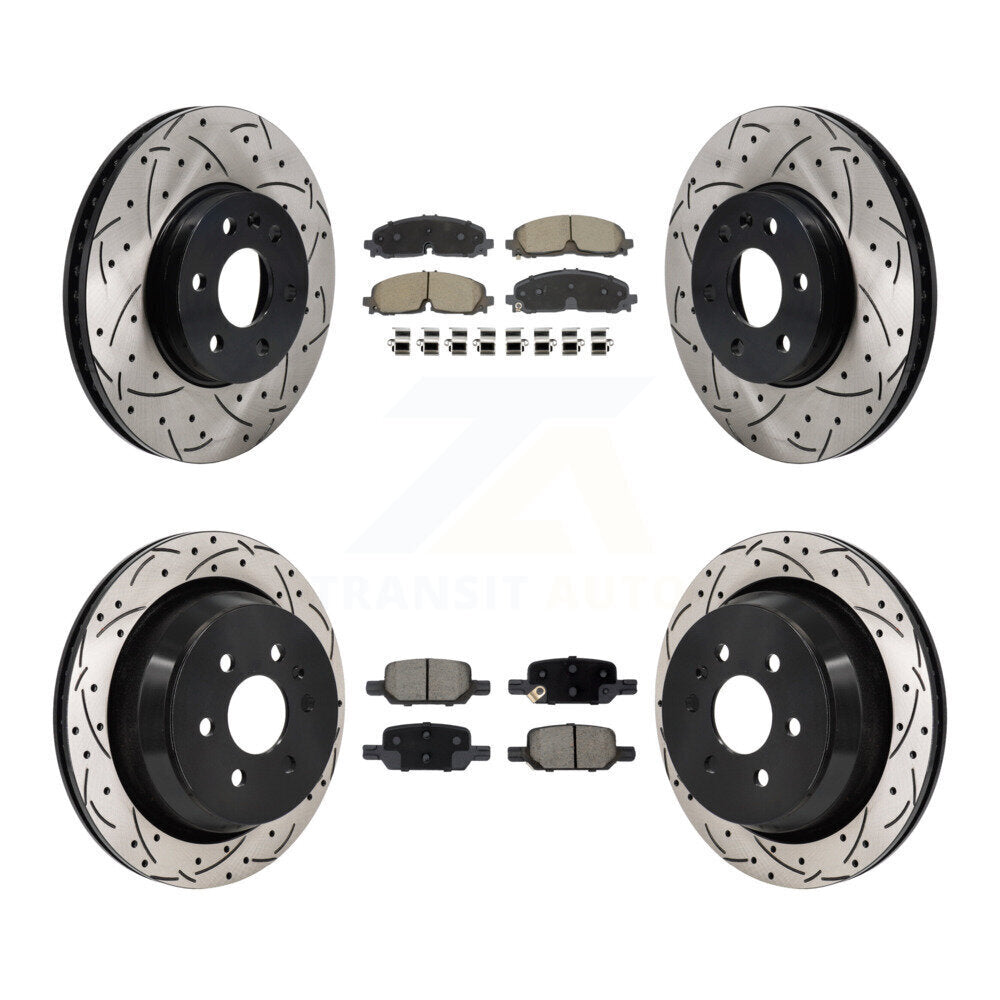 Transit Auto KDC-101192 Disc Brake Kit for 2021-2022 Chevrolet Colorado, GMC Canyon - Front and Rear product image
