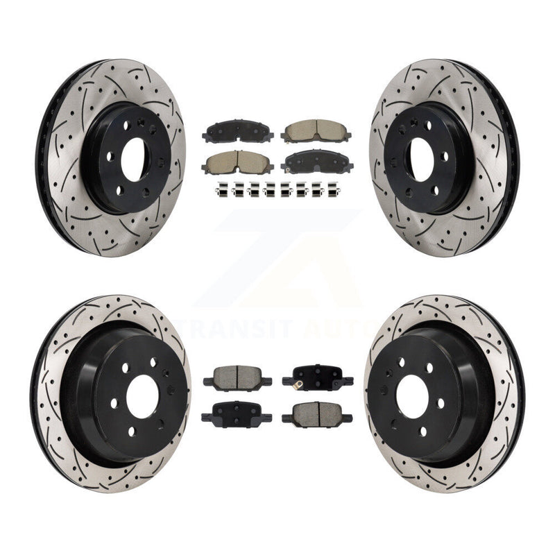 Transit Auto KDC-101192 Disc Brake Kit for 2021-2022 Chevrolet Colorado, GMC Canyon - Front and Rear product image