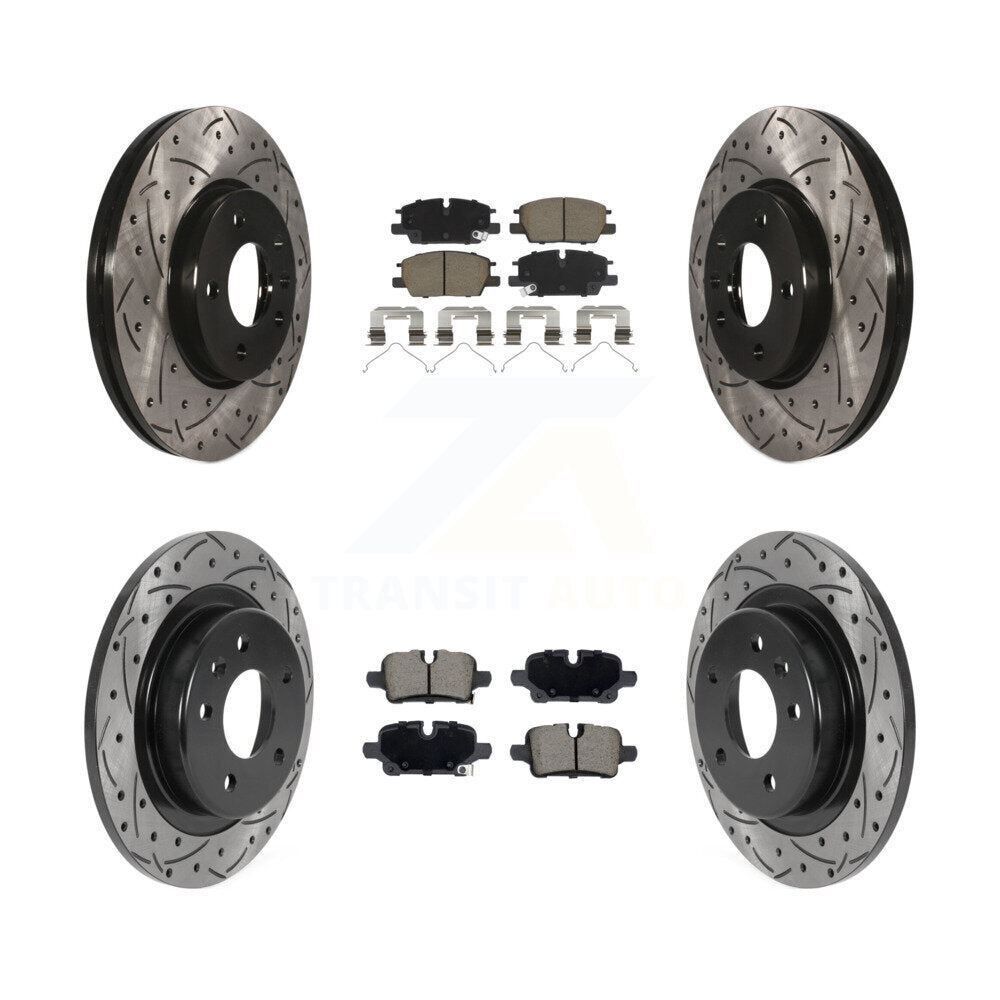 Transit Auto KDC-101193 Disc Brake Kit for 2020-2024 Chevrolet Equinox, GMC Terrain, Chevrolet Malibu - Front and Rear product image