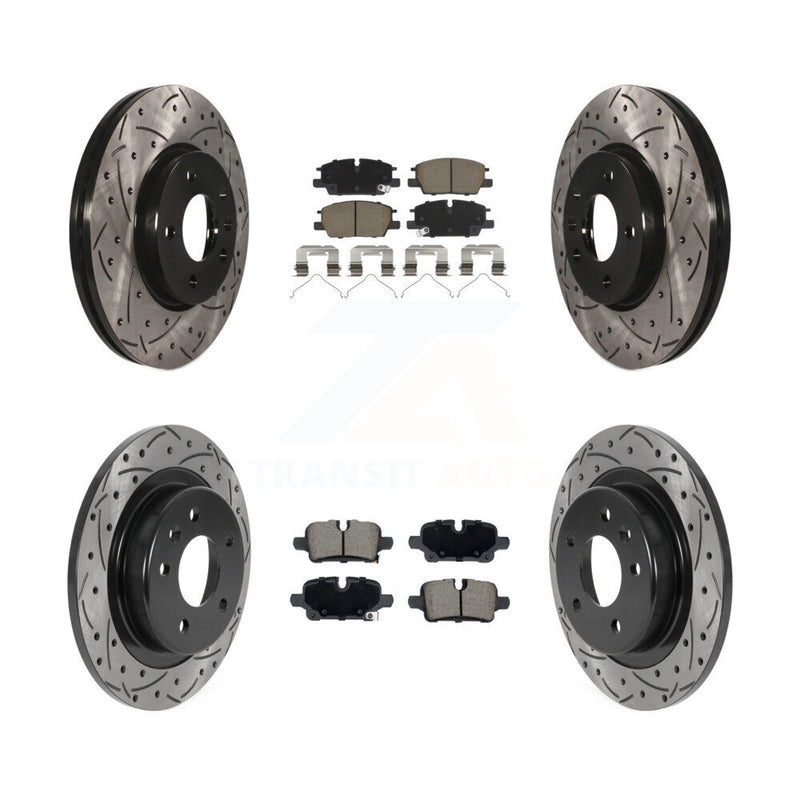 Transit Auto KDC-101193 Disc Brake Kit for 2020-2024 Chevrolet Equinox, GMC Terrain, Chevrolet Malibu - Front and Rear product image
