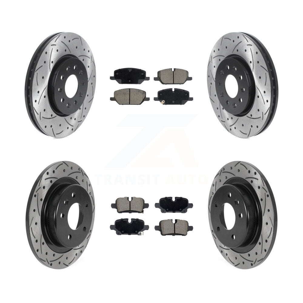 Transit Auto KDC-101194 Disc Brake Kit for 2021 Chevrolet Equinox, GMC Terrain - Front and Rear product image