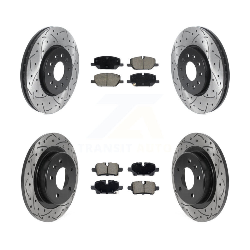 Transit Auto KDC-101194 Disc Brake Kit for 2021 Chevrolet Equinox, GMC Terrain - Front and Rear product image