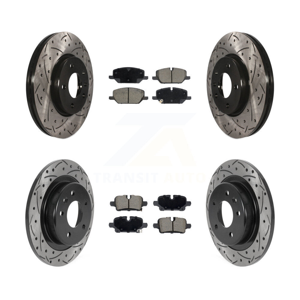 Transit Auto KDC-101195 Disc Brake Kit for 2022-2023 GMC Terrain - Front and Rear product image