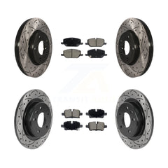 Transit Auto KDC-101195 Disc Brake Kit for 2022-2023 GMC Terrain - Front and Rear product image