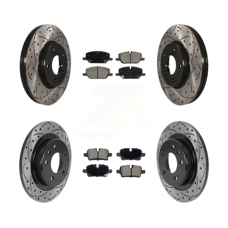 Transit Auto KDC-101195 Disc Brake Kit for 2022-2023 GMC Terrain - Front and Rear product image