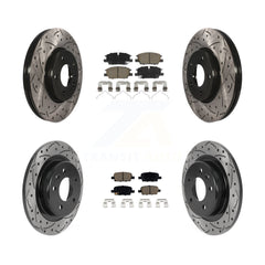 Transit Auto KDC-101196 Disc Brake Kit for 2020-2022 Chevrolet Malibu - Front and Rear product image