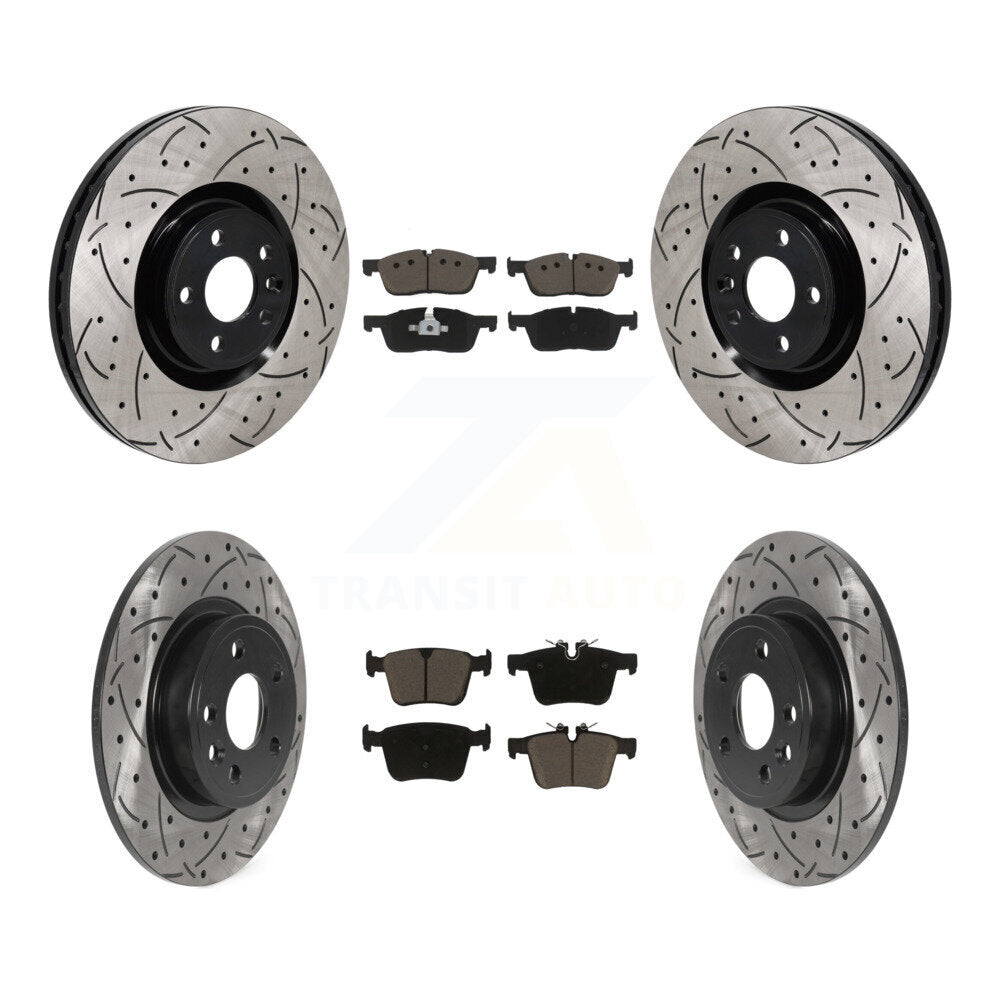 Transit Auto KDC-101207 Disc Brake Kit for 2016-2018 Jaguar E-Pace, Land Rover Discovery Sport - Front and Rear product image