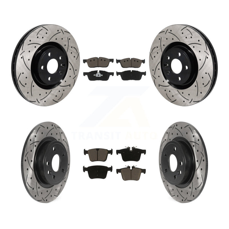 Transit Auto KDC-101207 Disc Brake Kit for 2016-2018 Jaguar E-Pace, Land Rover Discovery Sport - Front and Rear product image