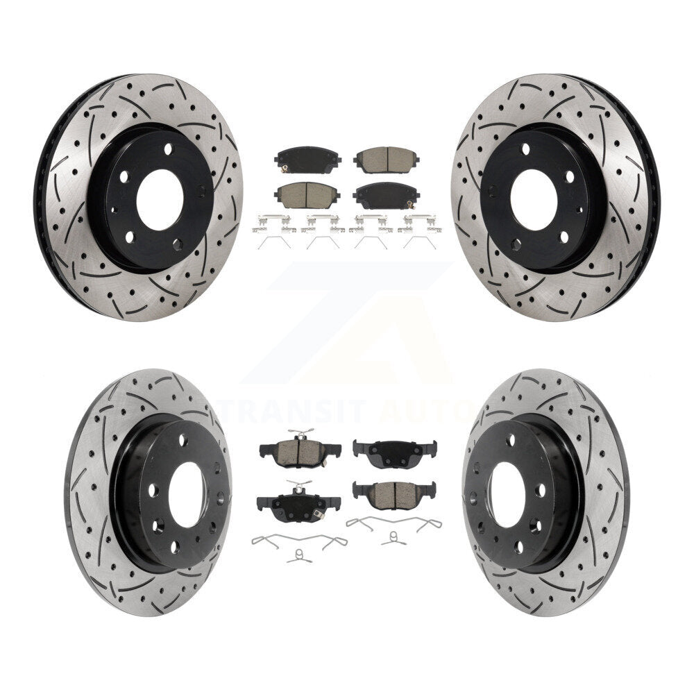 Transit Auto KDC-101208 Disc Brake Kit for 2019-2023 Mazda 3, Mazda 3 Sport - Front and Rear product image