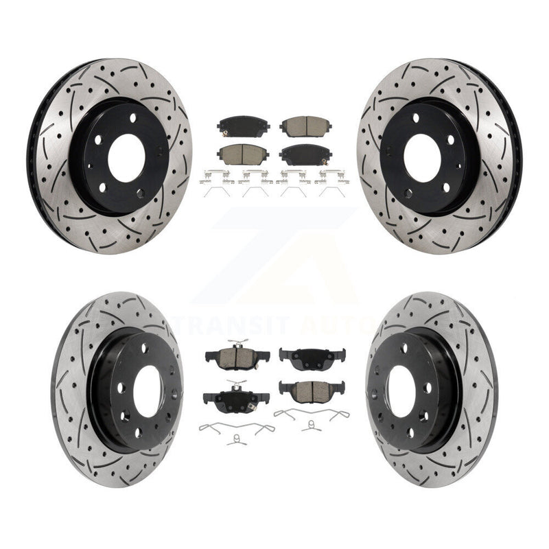 Transit Auto KDC-101208 Disc Brake Kit for 2019-2023 Mazda 3, Mazda 3 Sport - Front and Rear product image