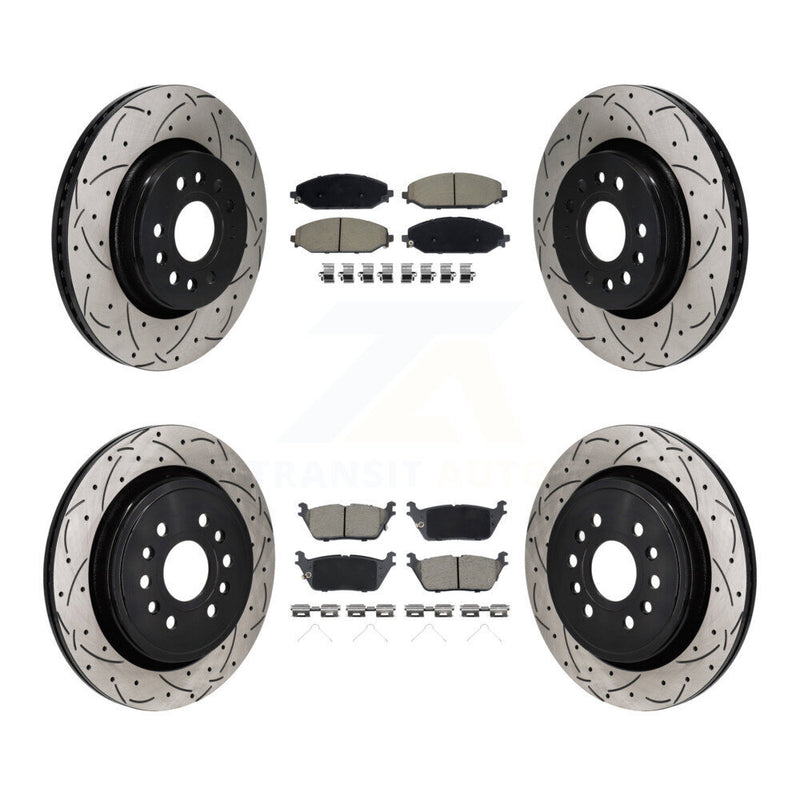 Transit Auto KDC-101211 Disc Brake Kit for 2021-2024 Jeep Grand Wagoneer L, Jeep Wagoneer L, Jeep Grand Wagoneer & more - Front and Rear product image