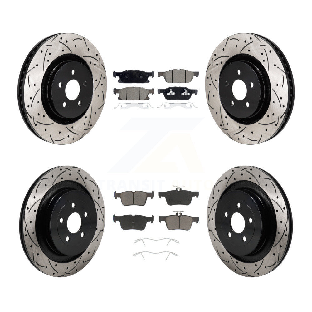 Transit Auto KDC-101215 Disc Brake Kit for 2019 Ford Edge - Front and Rear product image