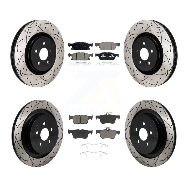 Transit Auto KDC-101215 Disc Brake Kit for 2019 Ford Edge - Front and Rear product image