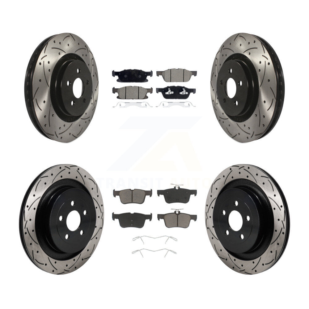 Transit Auto KDC-101216 Disc Brake Kit for 2019-2023 Lincoln Nautilus - Front and Rear product image