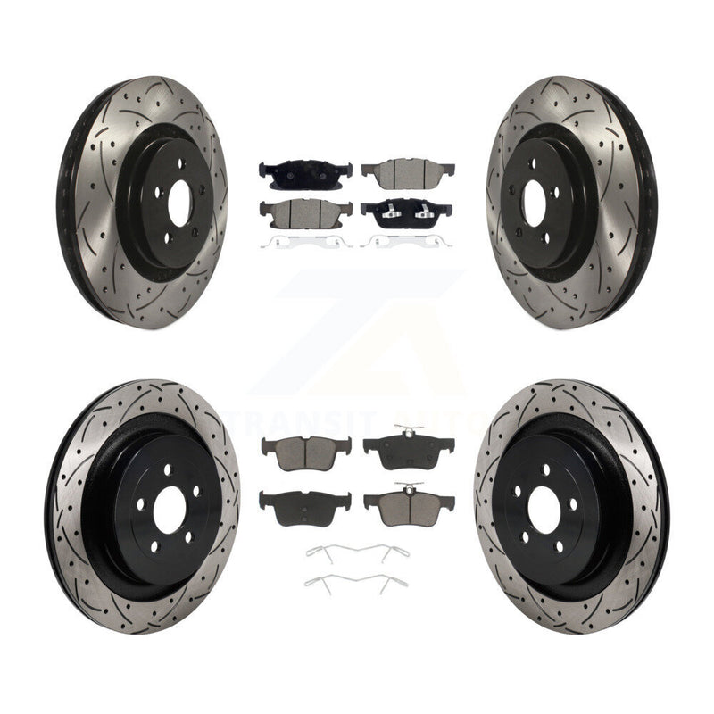 Transit Auto KDC-101216 Disc Brake Kit for 2019-2023 Lincoln Nautilus - Front and Rear product image