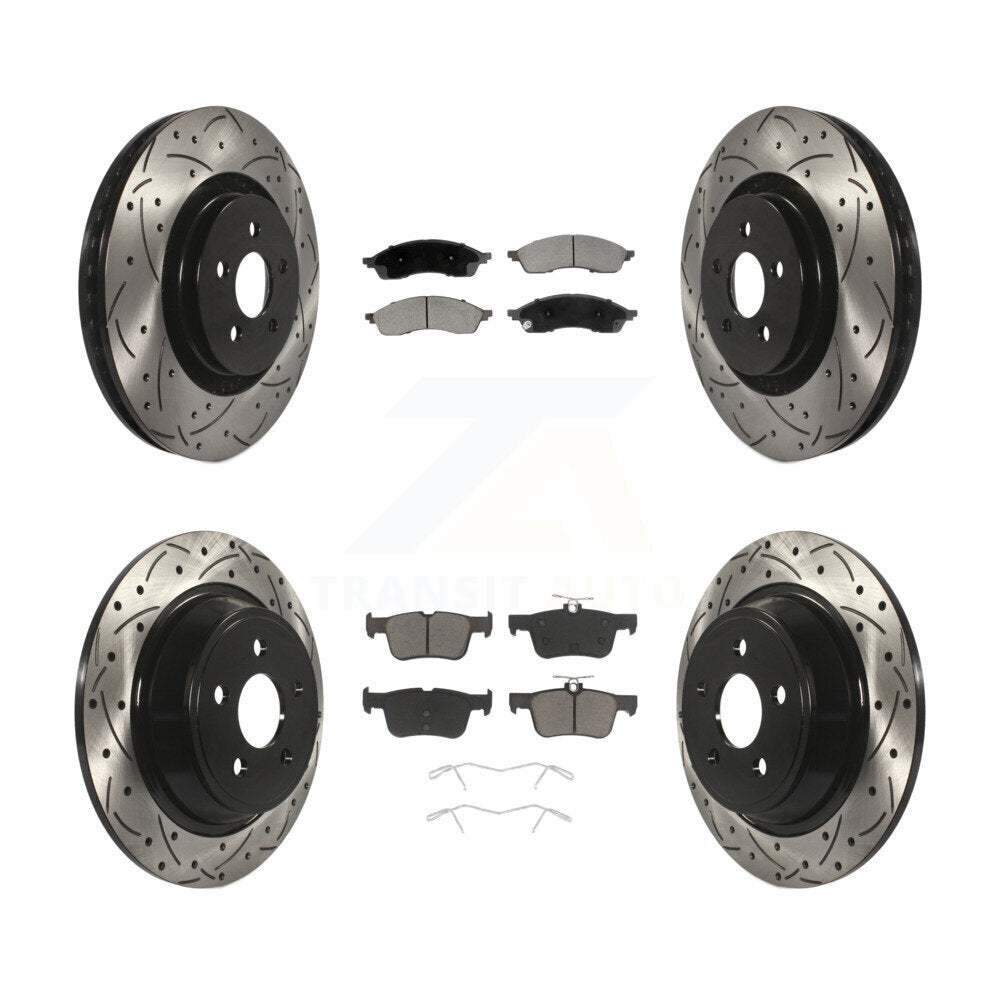 Transit Auto KDC-101218 Disc Brake Kit for 2022-2023 Lincoln Nautilus - Front and Rear product image