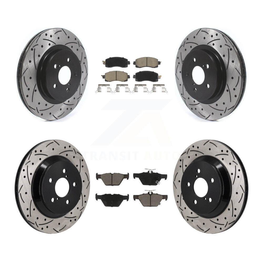 Transit Auto KDC-101219 Disc Brake Kit for 2021-2023 Subaru Crosstrek - Front and Rear product image