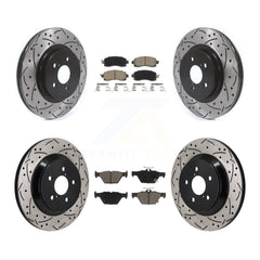 Transit Auto KDC-101219 Disc Brake Kit for 2021-2023 Subaru Crosstrek - Front and Rear product image