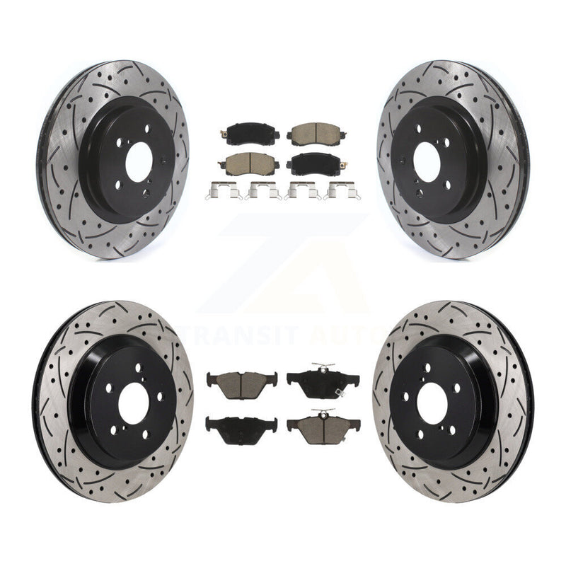 Transit Auto KDC-101219 Disc Brake Kit for 2021-2023 Subaru Crosstrek - Front and Rear product image