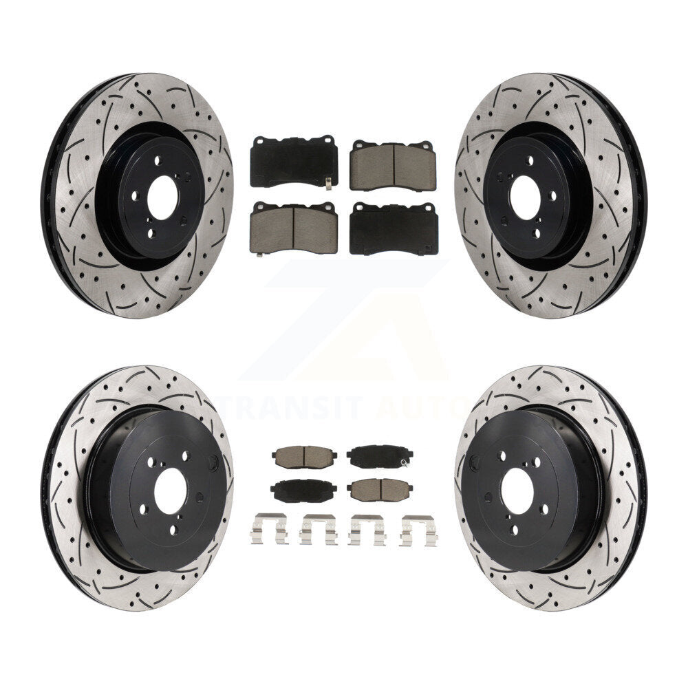 Transit Auto KDC-101220 Disc Brake Kit for 2017 Subaru BRZ - Front and Rear product image