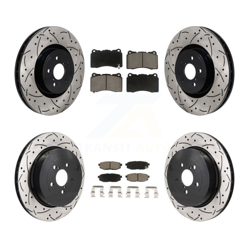 Transit Auto KDC-101220 Disc Brake Kit for 2017 Subaru BRZ - Front and Rear product image