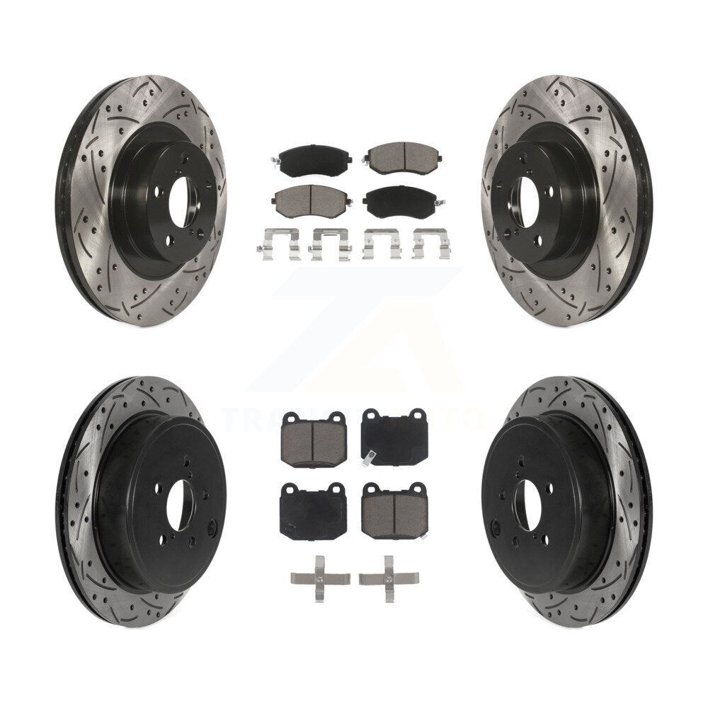 Transit Auto KDC-101221 Disc Brake Kit for 2017 Subaru BRZ - Front and Rear product image