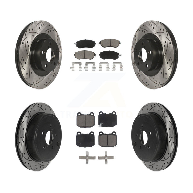 Transit Auto KDC-101221 Disc Brake Kit for 2017 Subaru BRZ - Front and Rear product image
