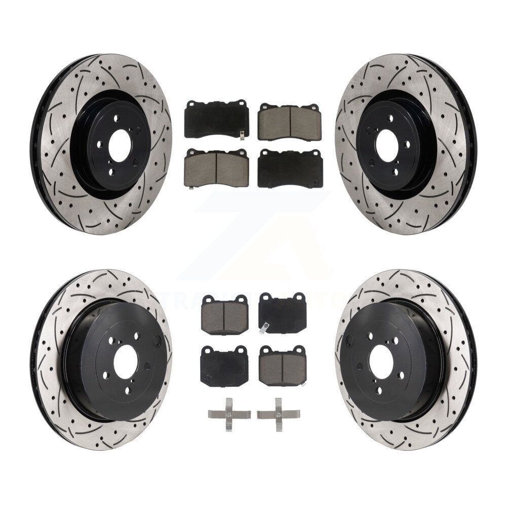 Transit Auto KDC-101222 Disc Brake Kit for 2017-2020 Toyota 86, Subaru BRZ - Front and Rear product image