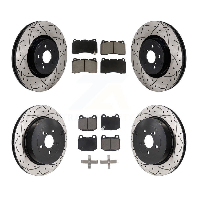 Transit Auto KDC-101222 Disc Brake Kit for 2017-2020 Toyota 86, Subaru BRZ - Front and Rear product image