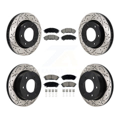 Transit Auto KDC-101224 Disc Brake Kit for 2019-2023 Ford Ranger - Front and Rear product image