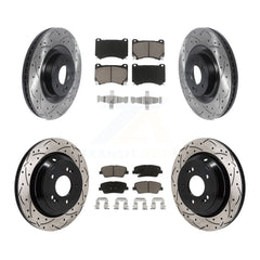 Transit Auto KDC-101226 Disc Brake Kit for 2011 Hyundai Equus - Front and Rear product image