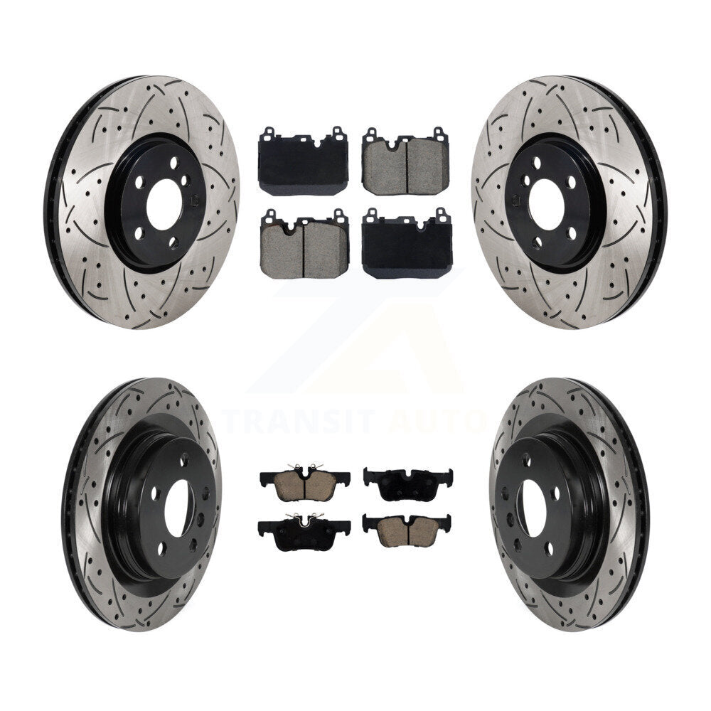 Transit Auto KDC-101230 Disc Brake Kit for 2017-2019 Mini Cooper Countryman, Mini Cooper Clubman - Front and Rear product image