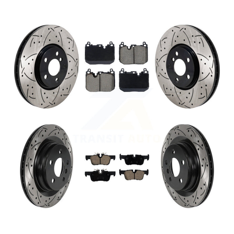 Transit Auto KDC-101230 Disc Brake Kit for 2017-2019 Mini Cooper Countryman, Mini Cooper Clubman - Front and Rear product image