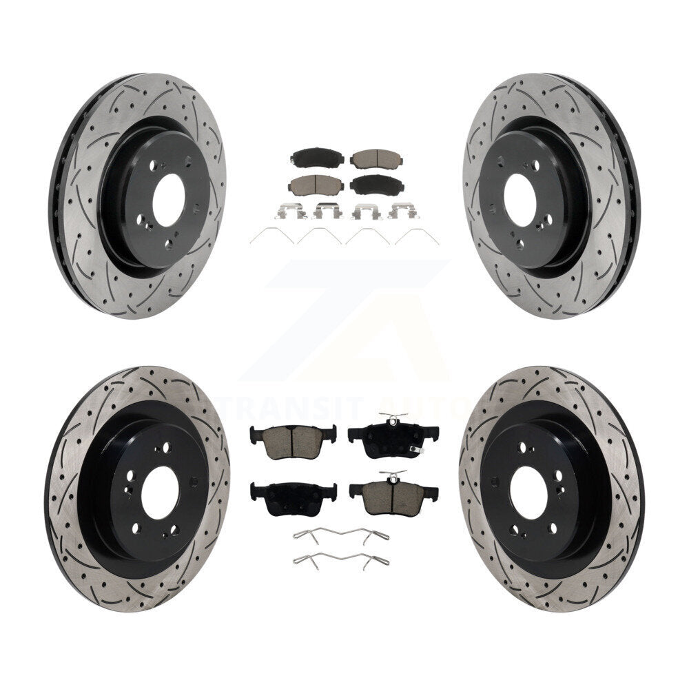 Transit Auto KDC-101231 Disc Brake Kit for 2021-2023 Acura TLX - Front and Rear product image
