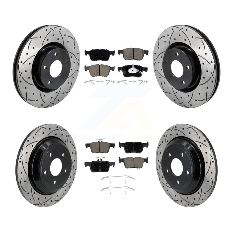 Transit Auto KDC-101233 Disc Brake Kit for 2020-2023 Ford Bronco Sport, Lincoln Corsair, Ford Escape - Front and Rear product image
