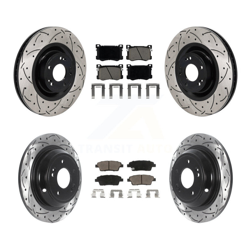 Transit Auto KDC-101234 Disc Brake Kit for 2015-2017 Genesis G80, Hyundai Genesis - Front and Rear product image
