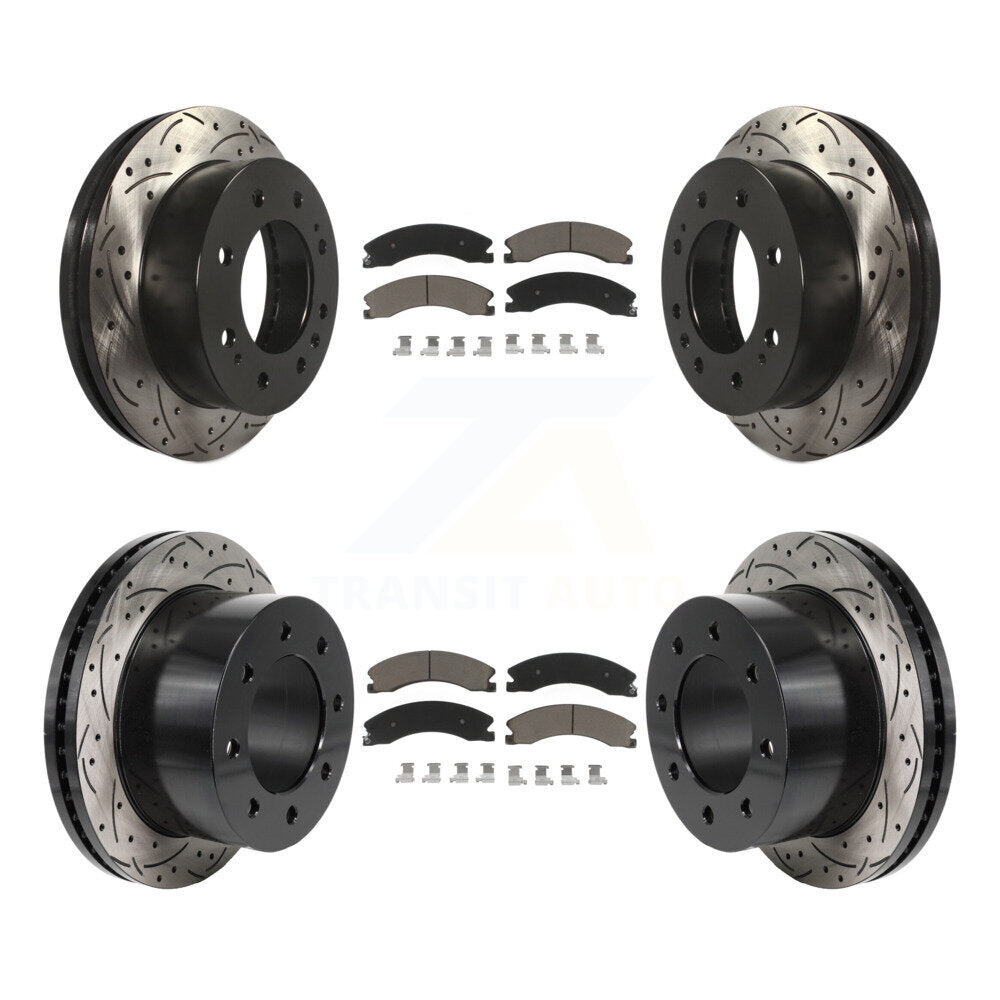 Transit Auto KDC-101235 Disc Brake Kit for 2011-2019 Chevrolet Silverado 3500 HD, GMC Sierra 3500 HD - Front and Rear product image
