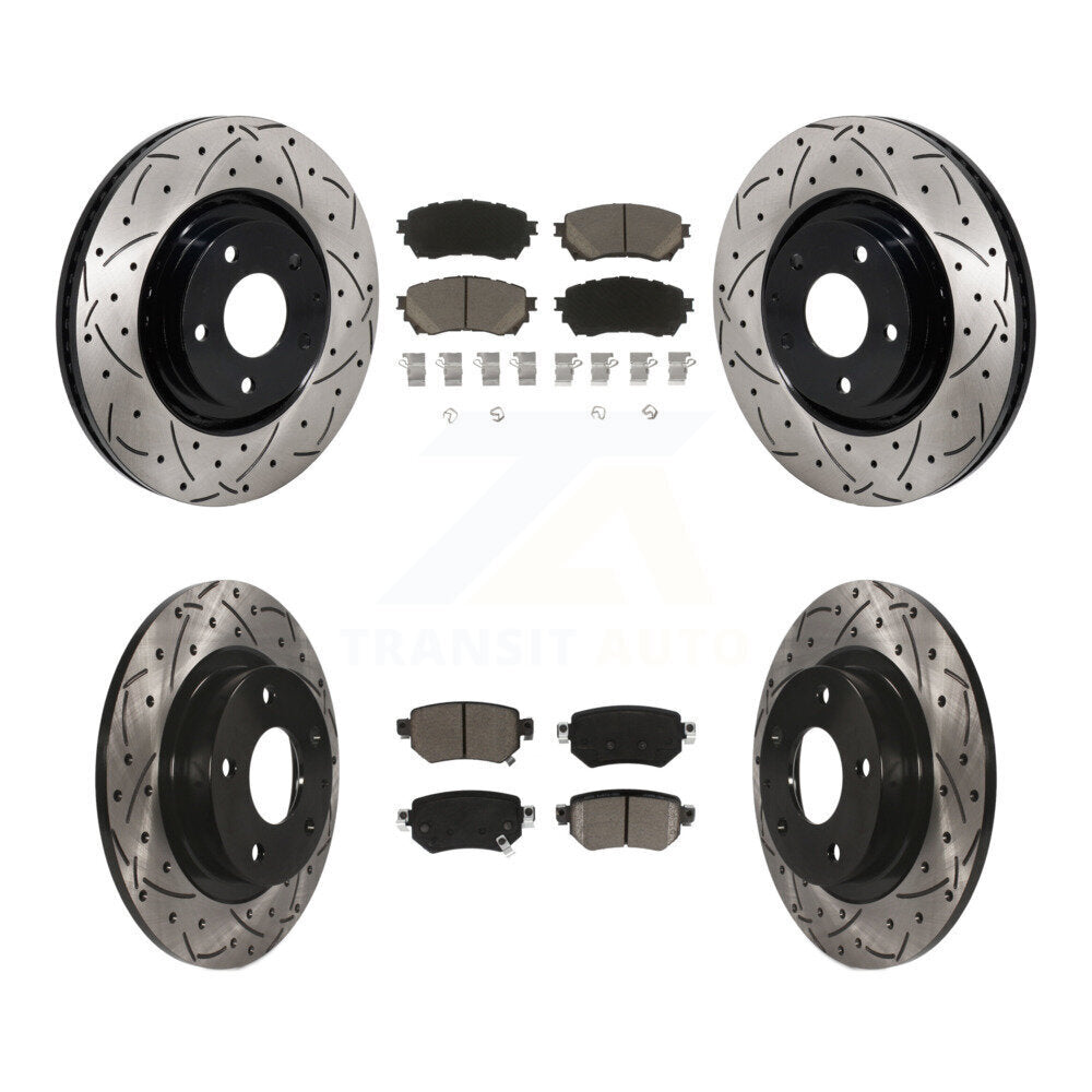 Transit Auto KDC-101236 Disc Brake Kit for 2021 Mazda 6 - Front and Rear product image