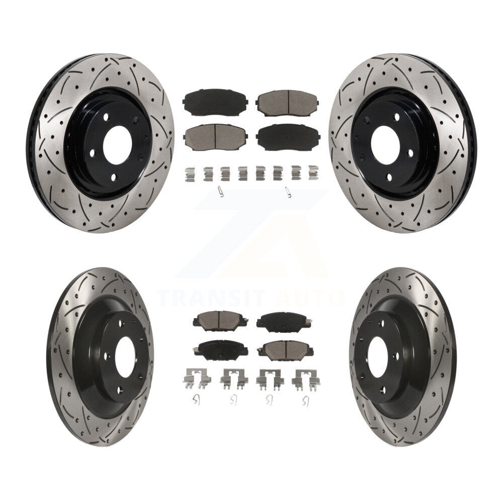 Transit Auto KDC-101237 Disc Brake Kit for 2019-2024 Mazda CX-5 - Front and Rear product image