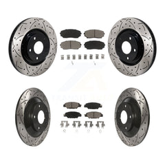 Transit Auto KDC-101237 Disc Brake Kit for 2019-2024 Mazda CX-5 - Front and Rear product image