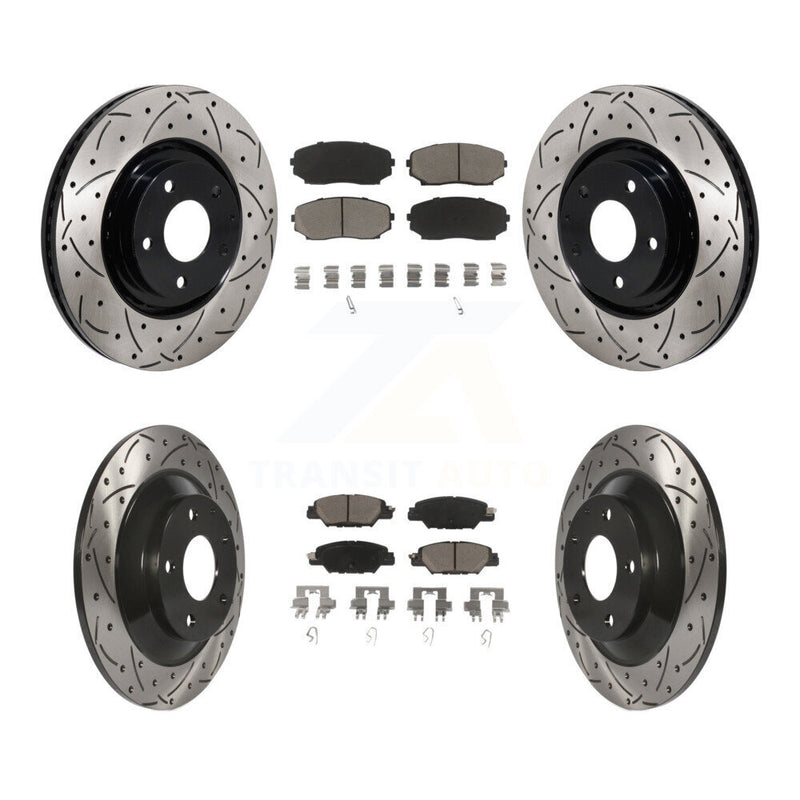 Transit Auto KDC-101237 Disc Brake Kit for 2019-2024 Mazda CX-5 - Front and Rear product image