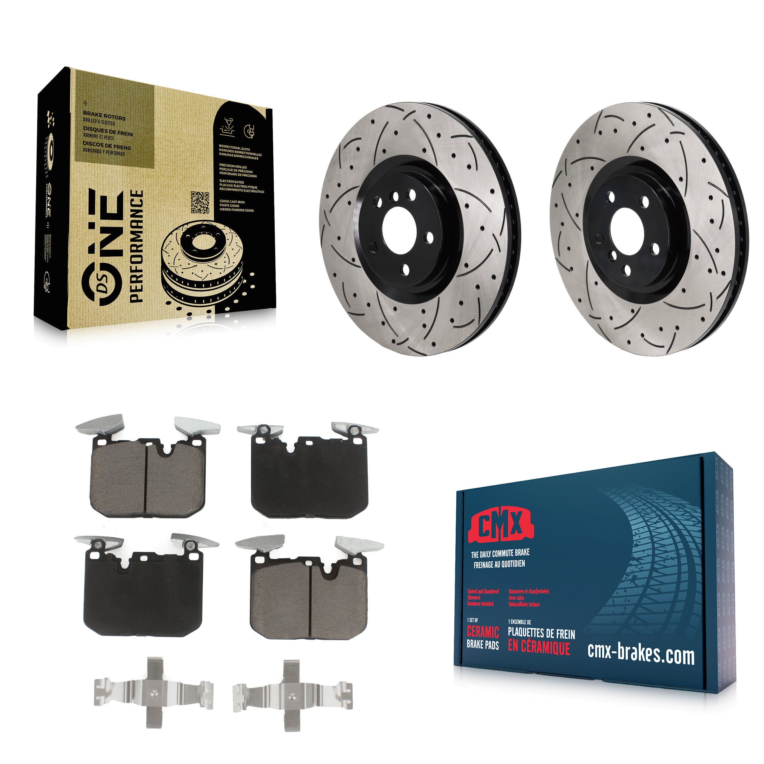 Transit Auto KDC-101240 Disc Brake Kit for 2021 Mini Cooper - Front product image