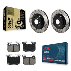Transit Auto KDC-101247 Disc Brake Kit for 2022-2023 Genesis G70, Kia Stinger - Rear product image