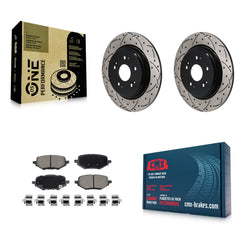 Transit Auto KDC-101249 Disc Brake Kit for 2017-2024 Honda HR-V, Honda Clarity - Rear product image